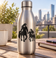 Black vinyl decal featuring a centaur and two foal silhouettes
