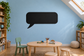 Speech bubble chalkboard vinyl decal with rounded rectangular bubble and tail