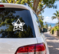 CheerleadingCX002 - Cheer Bow Star; illustrative application of the exact PDF artwork