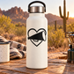 CheerleadingCX004 - Cheer Megaphone Heart; illustrative application of the exact PDF artwork