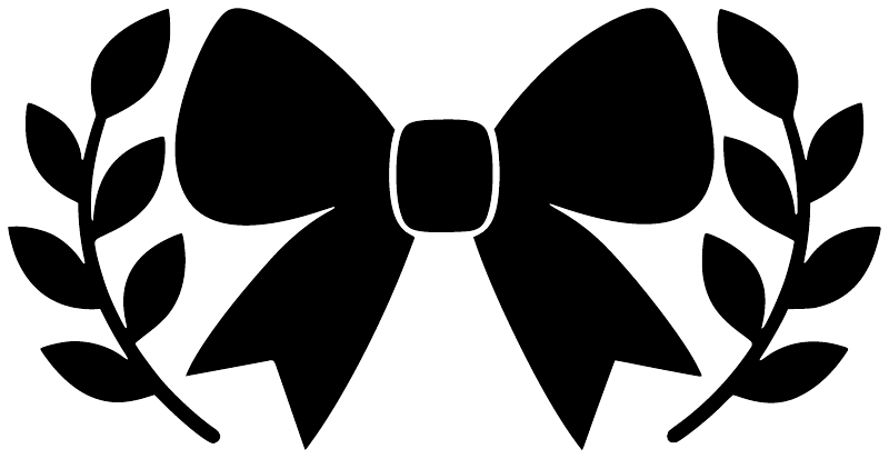 CheerleadingCX007 - Cheer Laurel Bow; preview rendered from the saved vector PDF