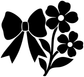CheerleadingCX013 - Cheer Wildflower Bow; preview rendered from the saved vector PDF