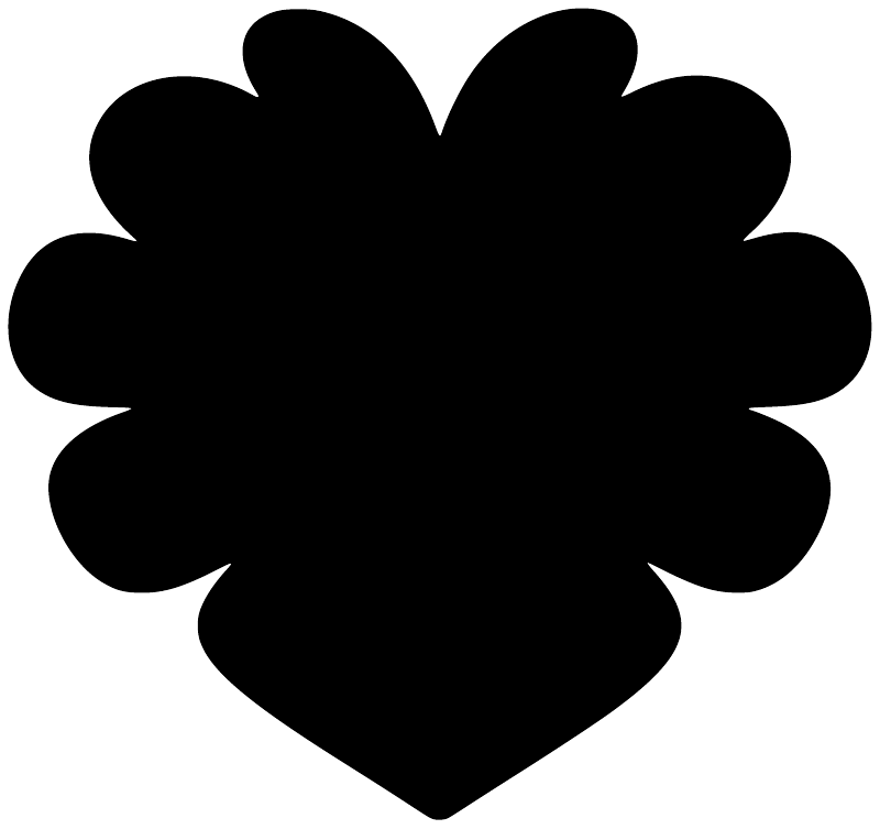 CheerleadingCX018 - Cheer Heart Pom; preview rendered from the saved vector PDF