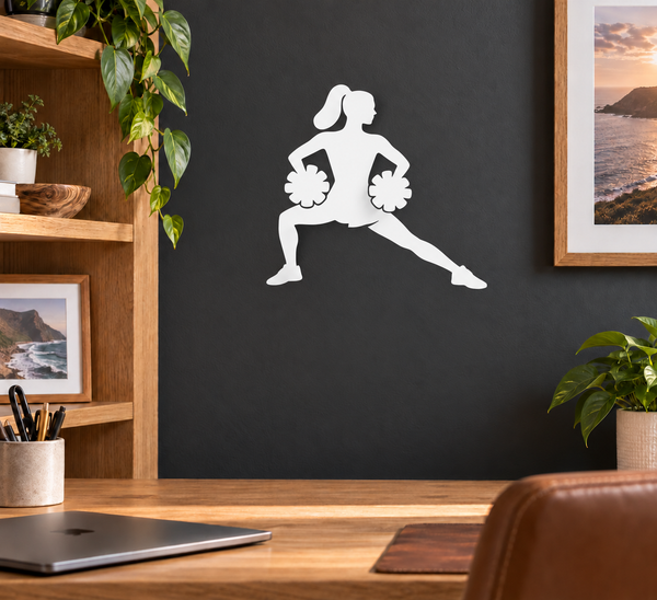 CheerleadingCX022 - Cheer Side Lunge; illustrative application of the exact PDF artwork