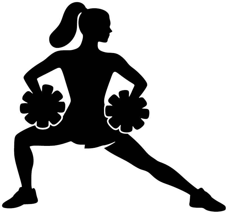 CheerleadingCX022 - Cheer Side Lunge; preview rendered from the saved vector PDF