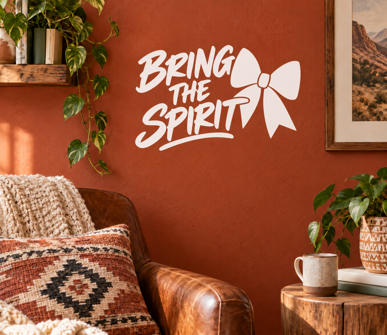 CheerleadingCX026 - Bring the Spirit; illustrative application of the exact PDF artwork