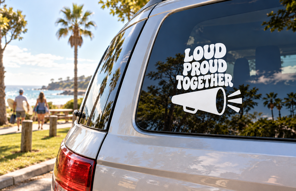 CheerleadingCX027 - Loud Proud Together; illustrative application of the exact PDF artwork