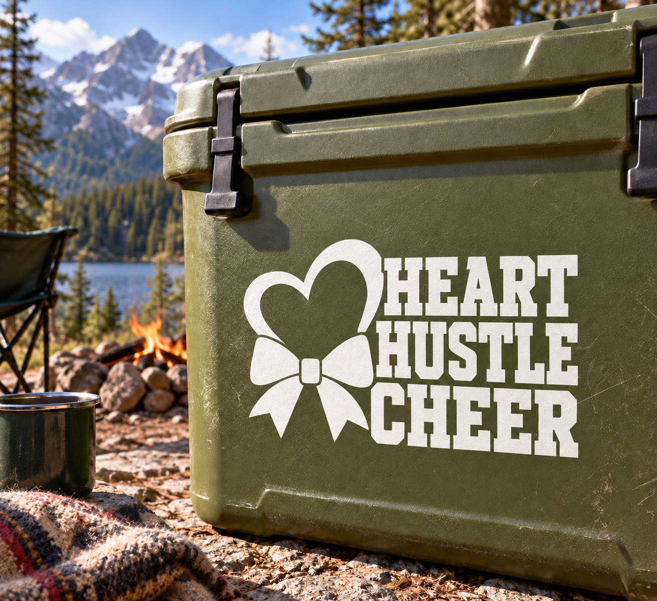 CheerleadingCX028 - Heart Hustle Cheer; illustrative application of the exact PDF artwork