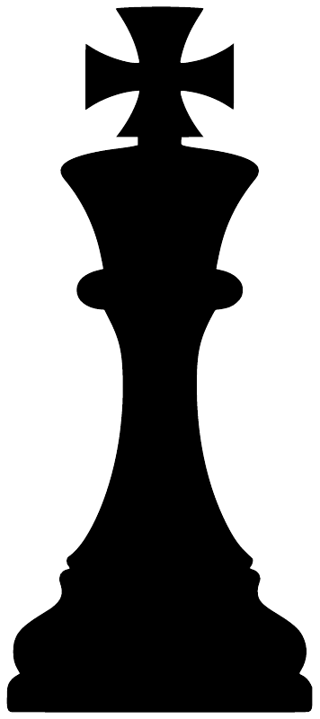 ChessCX002 - Chess King Crown; preview rendered from the saved vector PDF