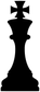 ChessCX002 - Chess King Crown; preview rendered from the saved vector PDF
