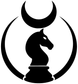 ChessCX007 - Chess Knight Moon; preview rendered from the saved vector PDF