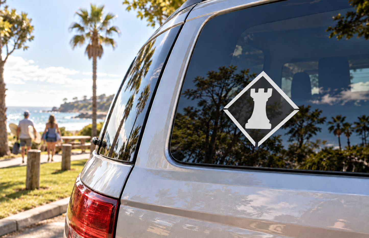 ChessCX010 - Chess Rook Diamond; illustrative application of the exact PDF artwork