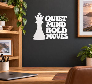 ChessCX027 - Quiet Mind Bold Moves; illustrative application of the exact PDF artwork
