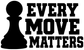 Vinyl decal graphic with knight silhouette and stacked 'EVERY MOVE MATTERS' text