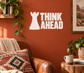 ChessCX029 - Think Ahead; illustrative application of the exact PDF artwork