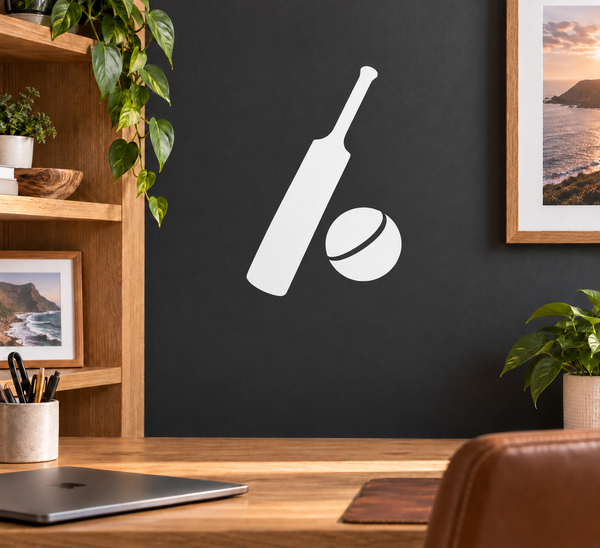 CricketCX001 - Cricket Bat and Ball; illustrative application of the exact PDF artwork