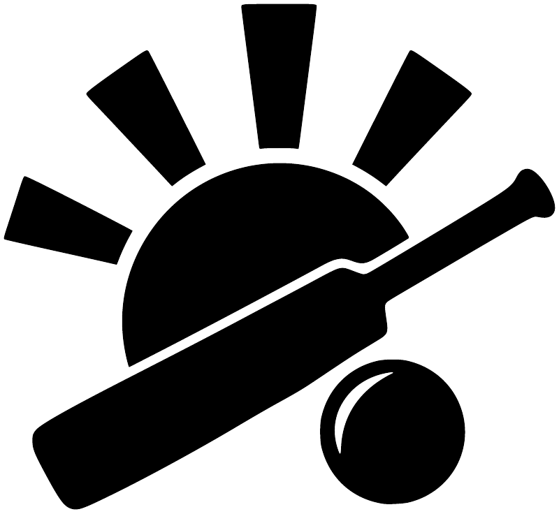 CricketCX004 - Cricket Bat Sunrise; preview rendered from the saved vector PDF