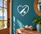 CricketCX010 - Cricket Bat Heart; illustrative application of the exact PDF artwork