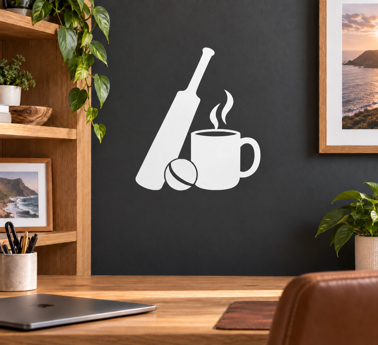 CricketCX019 - Cricket Bat Coffee; illustrative application of the exact PDF artwork