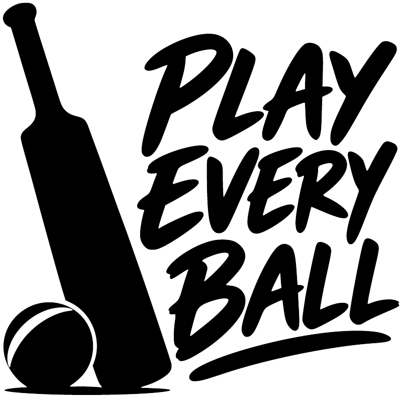CricketCX026 - Play Every Ball; preview rendered from the saved vector PDF