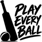 CricketCX026 - Play Every Ball; preview rendered from the saved vector PDF