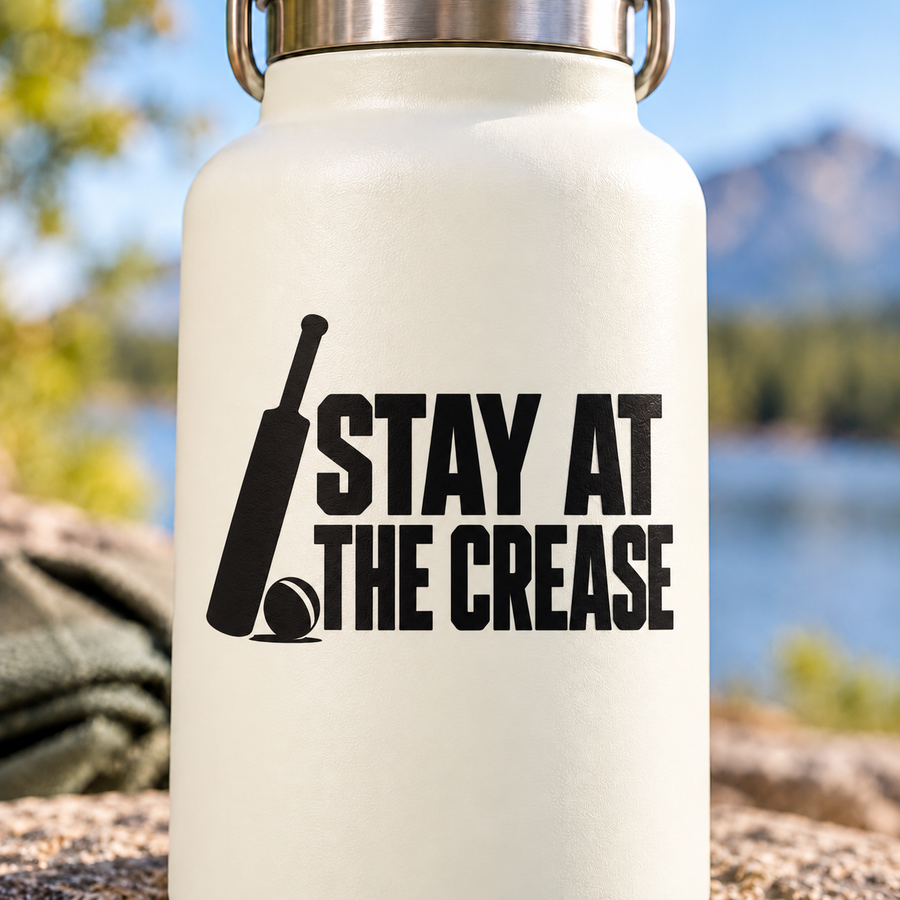 CricketCX029 - Stay at the Crease; illustrative application of the exact PDF artwork