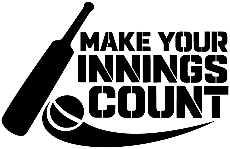 CricketCX030 - Make Your Innings Count; preview rendered from the saved vector PDF