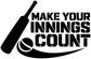 CricketCX030 - Make Your Innings Count; preview rendered from the saved vector PDF