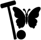 CroquetCX022 - Croquet Butterfly Green; preview rendered from the saved vector PDF