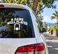 Croquet vinyl decal: 'A GAME WELL PLAYED' with wicket icon on window