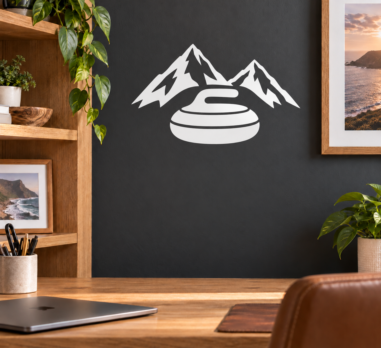 CurlingCX006 - Curling Mountain Slide; illustrative application of the exact PDF artwork