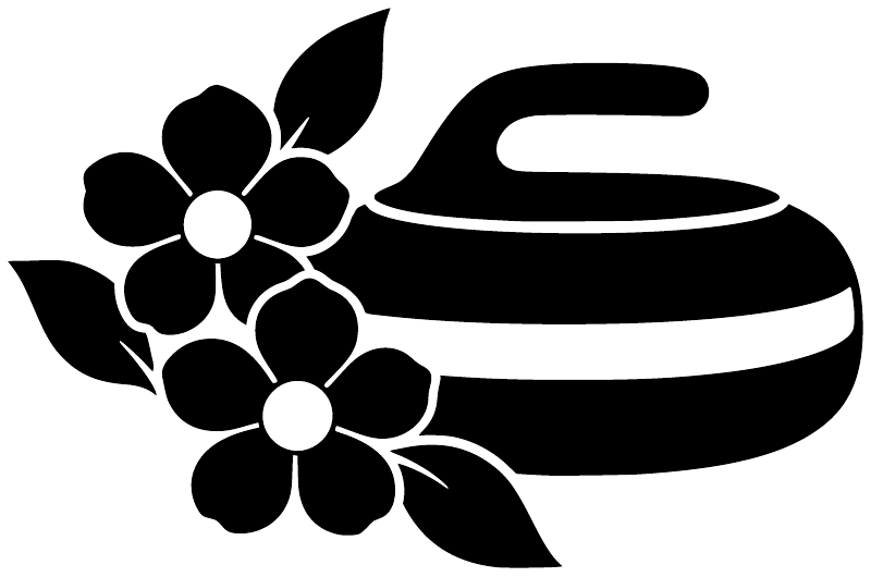 CurlingCX016 - Curling Wildflower Rock; preview rendered from the saved vector PDF