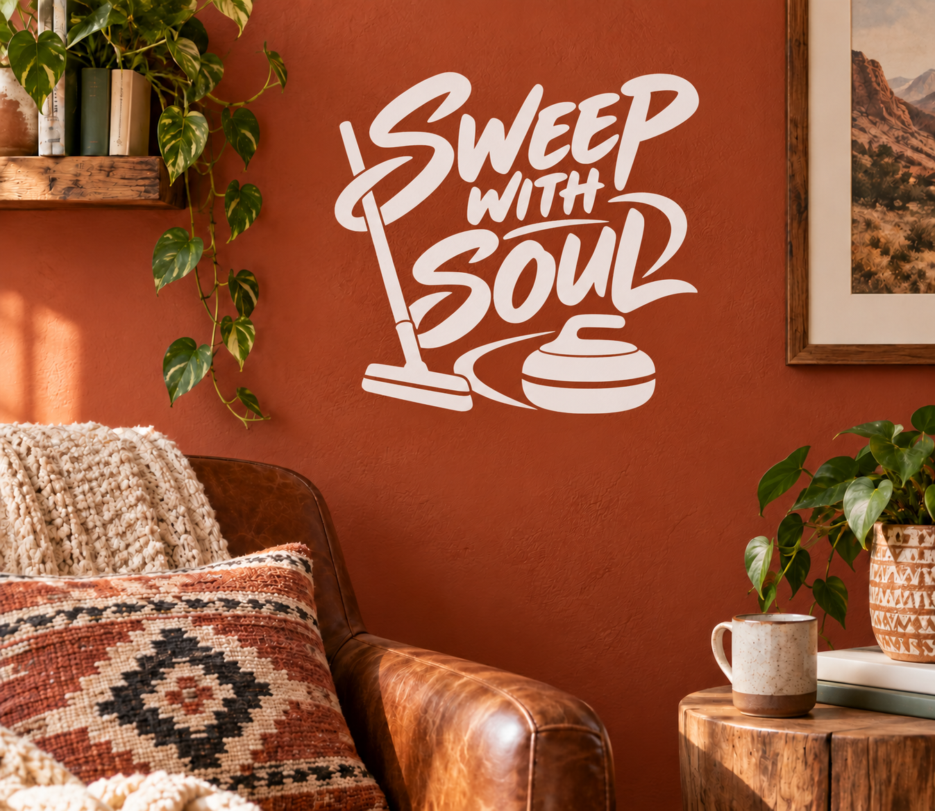 CurlingCX026 - Sweep With Soul; illustrative application of the exact PDF artwork