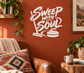 CurlingCX026 - Sweep With Soul; illustrative application of the exact PDF artwork