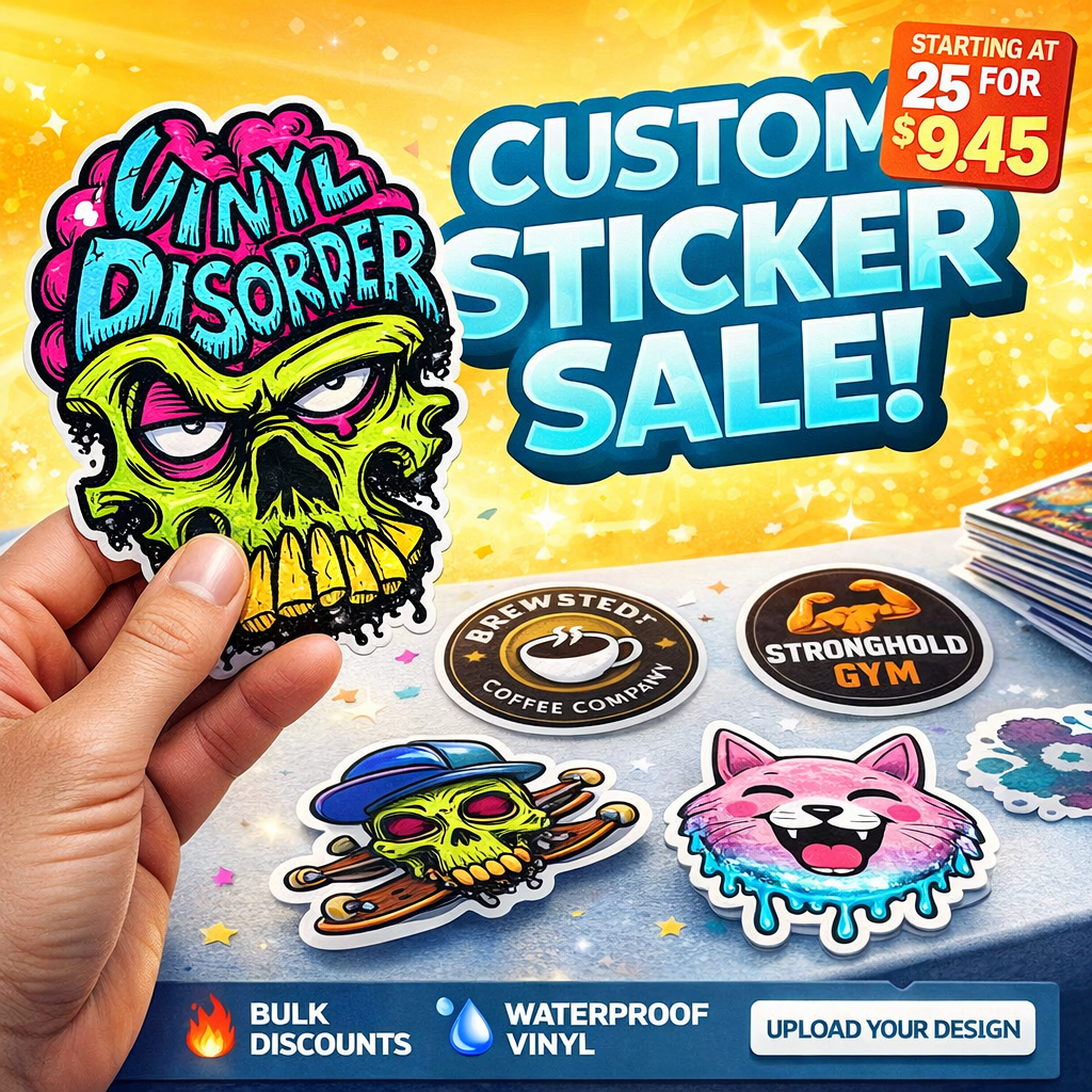 Custom Sticker Sale - 3"