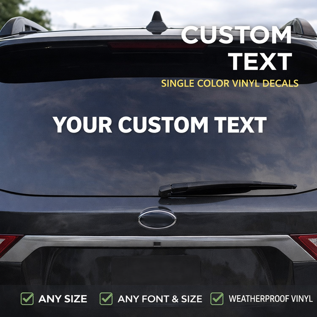 Custom Text Decal