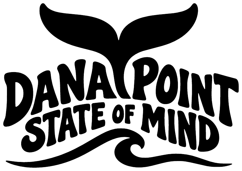 Black vinyl decal with wing graphic and DanaPoint State of Mind lettering
