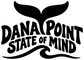 Black vinyl decal with wing graphic and DanaPoint State of Mind lettering