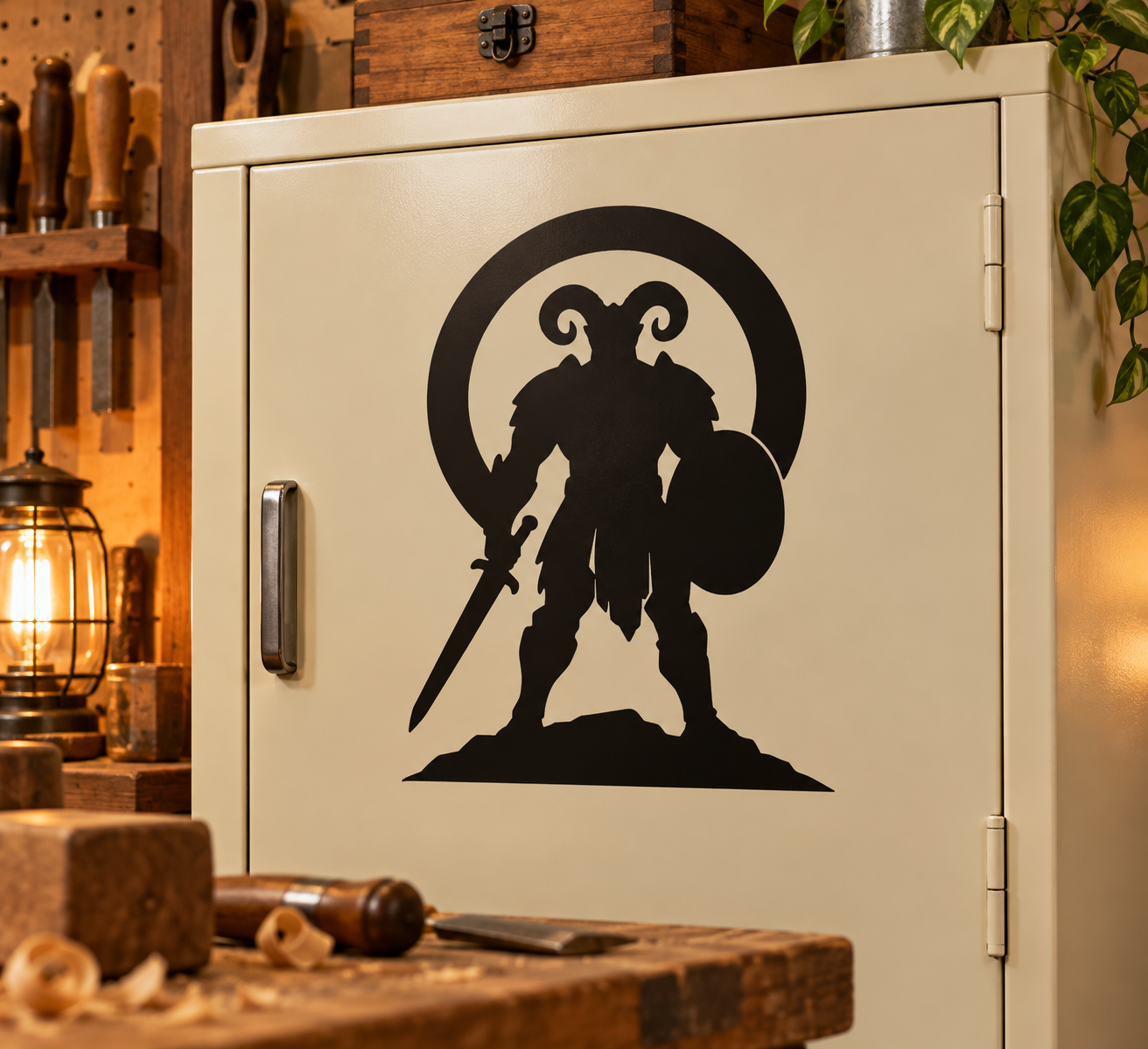 DemonCX021 — Eclipse Warden; illustrative application of the exact PDF artwork