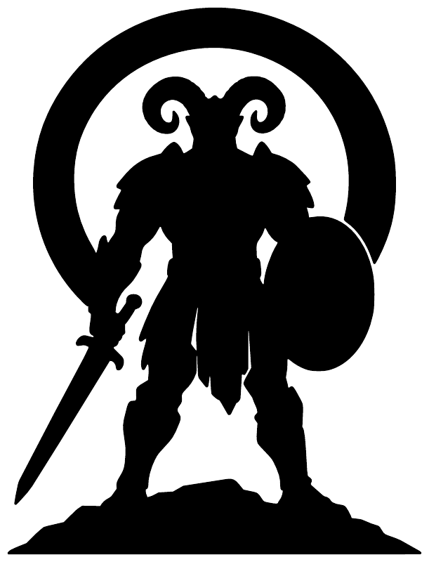 DemonCX021 — Eclipse Warden ; preview rendered from the saved vector PDF