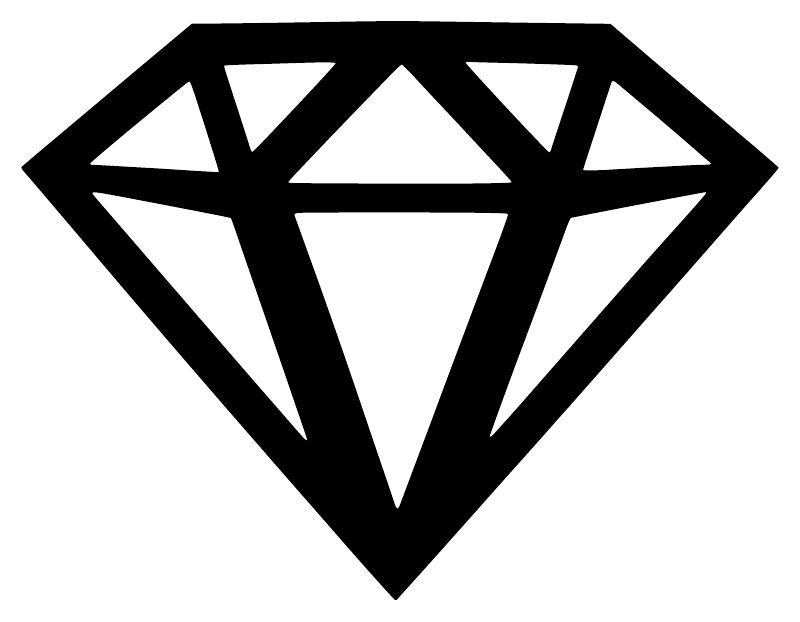 DiamondCX001 — Faceted Brilliance ; preview rendered from the saved vector PDF