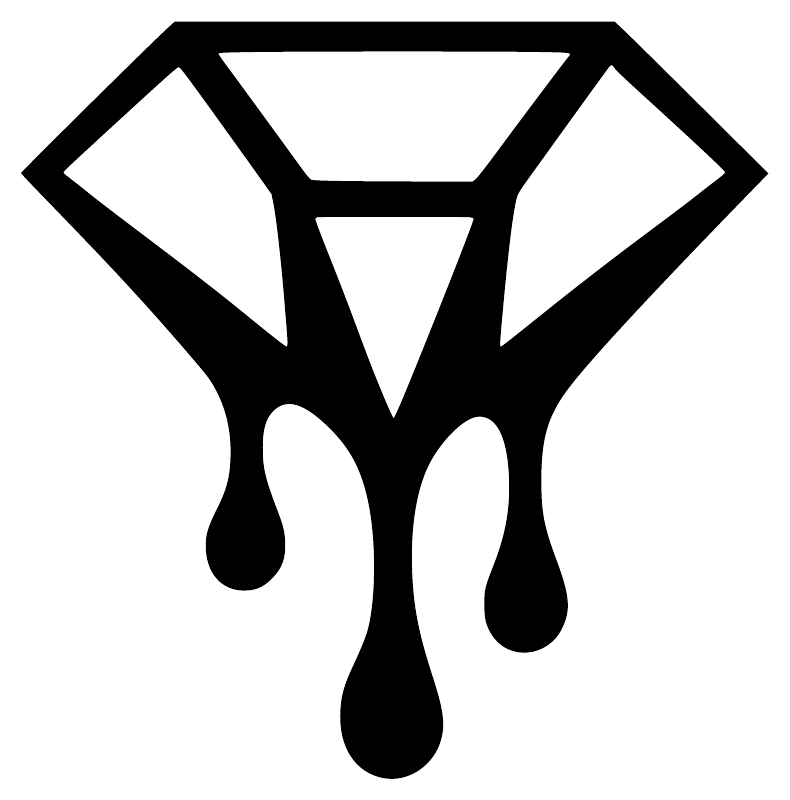 DiamondCX002 — Diamond Drip ; preview rendered from the saved vector PDF