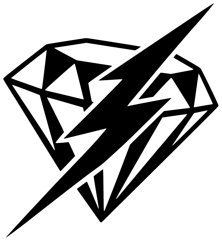 DiamondCX005 — Diamond Lightning ; preview rendered from the saved vector PDF