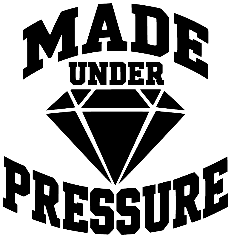 DiamondCX008 — Made Under Pressure ; preview rendered from the saved vector PDF