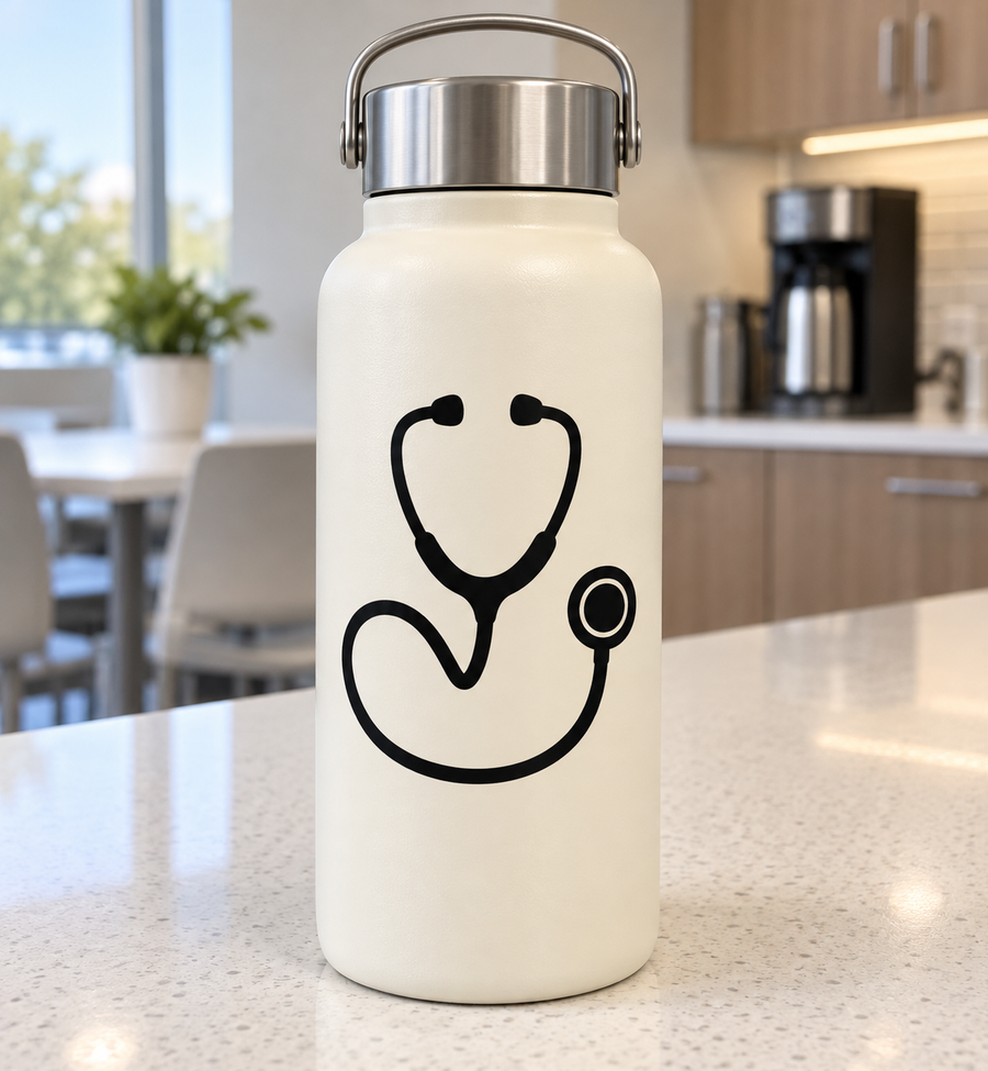DoctorCX001 — Classic Stethoscope; illustrative application of the exact PDF artwork