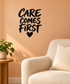 DoctorCX008 — Care Comes First; illustrative application of the exact PDF artwork