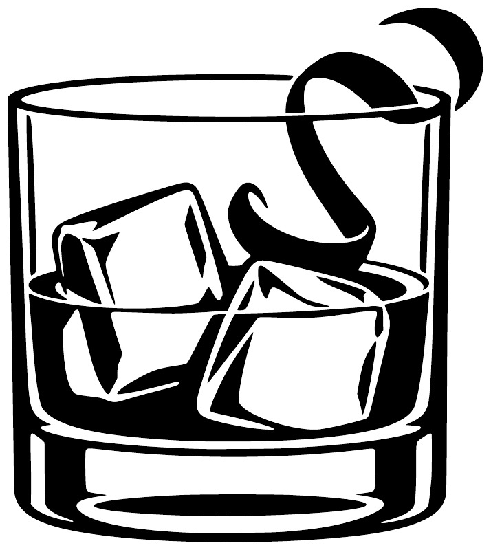 DrinkCX005 - Old Fashioned ; preview rendered from the saved vector PDF