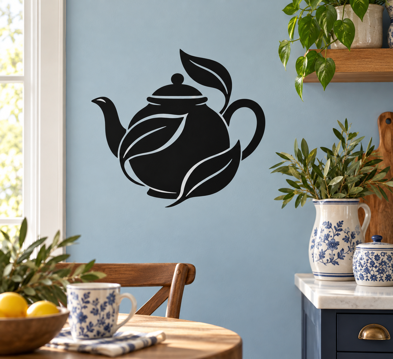 DrinkCX014 - Teapot Garden; illustrative application of the exact PDF artwork