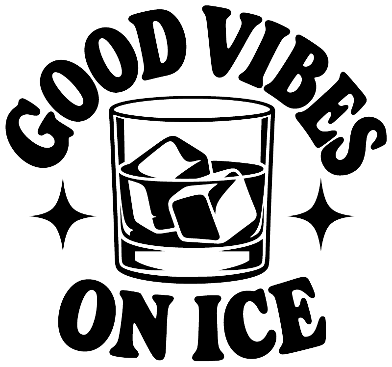 DrinkCX023 - Good Vibes on Ice ; preview rendered from the saved vector PDF