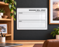 Dry-erase weekend planning whiteboard overlay with header and Saturday/Sunday lines